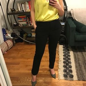 Vince Camuto Straight Cut Cropped Slacks